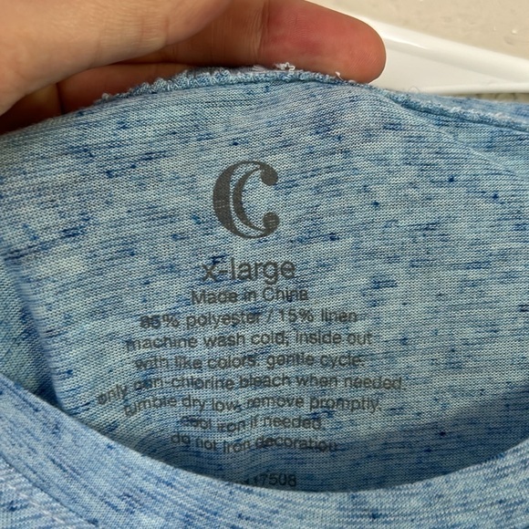 🦋 NWT Charming Charlie 4th of July Patriotic Red White Blessed Linen America USA - Picture 3 of 7